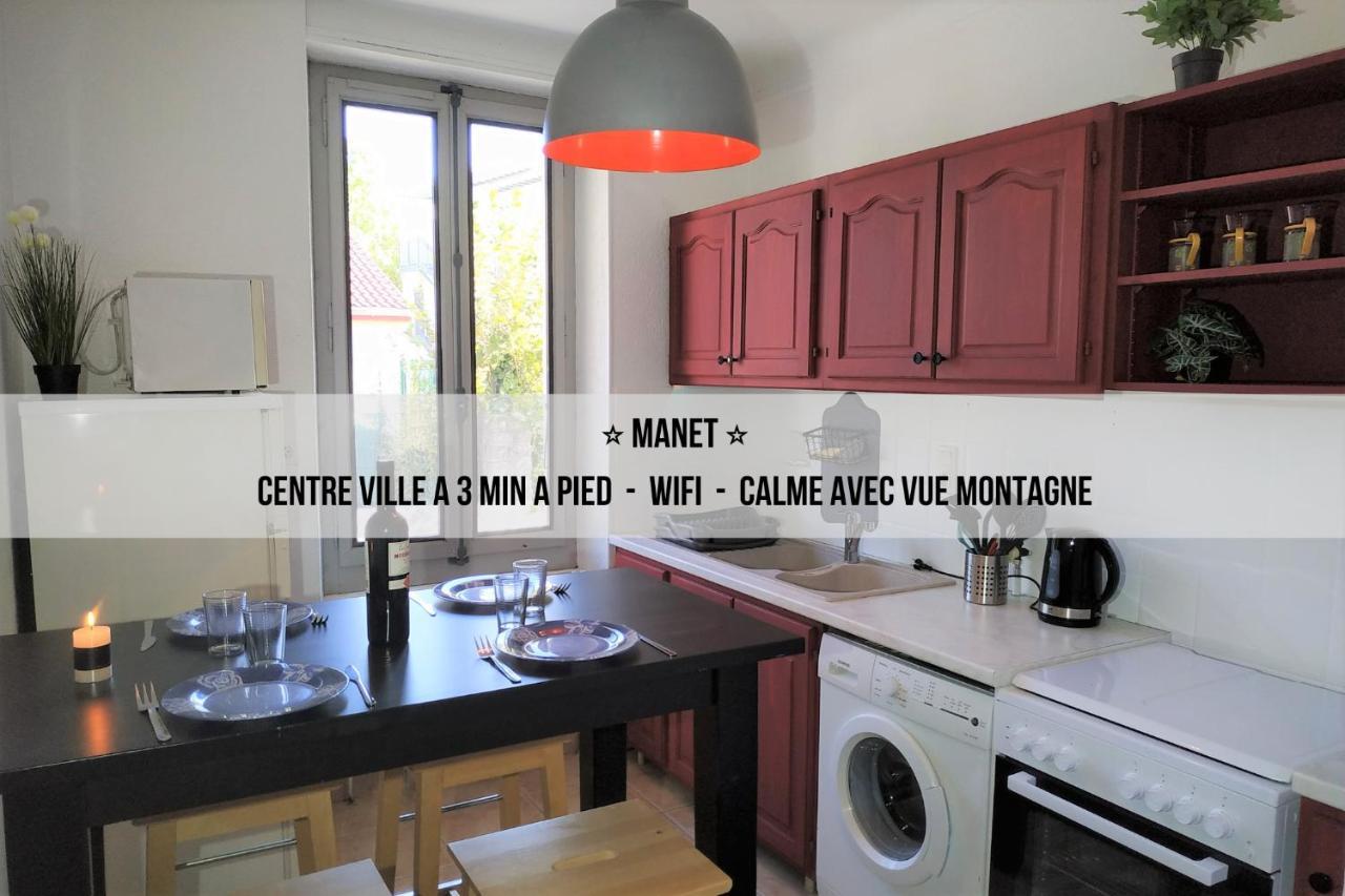 Le Manet - Appartement Proche Centre Ville - Parking Gratuit Бонвил Екстериор снимка